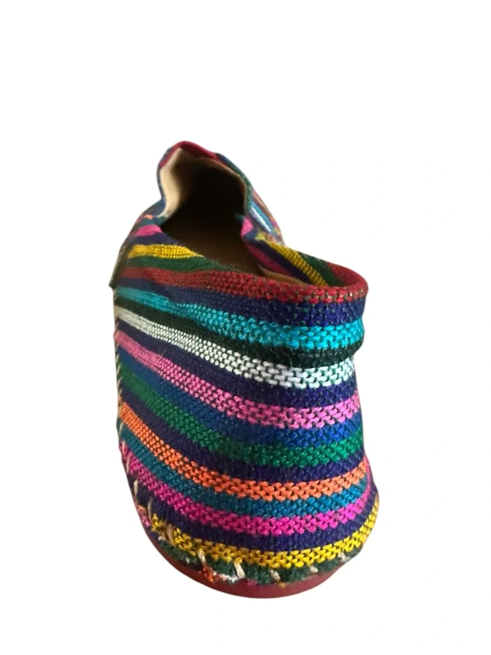 Adam Tucker Bright Striped Espadrilles – Size 10